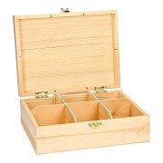 Decorate your own Wooden Tea Chest 6 compartments