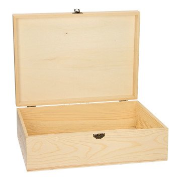 Large Wooden Storage Box