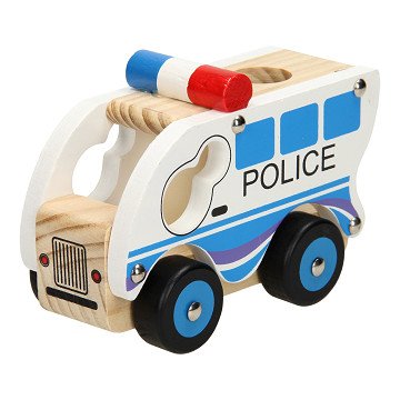 Wooden Police Car