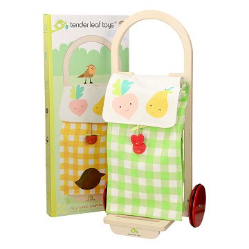 Tender Leaf Toys Houten Winkeltrolley