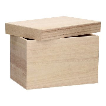 Wooden Box with Loose Lid