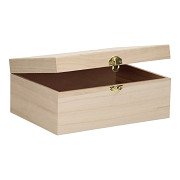 Wooden Box A5 Size with Hinged Lid