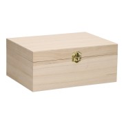 Wooden Box A5 Size with Flap Lid