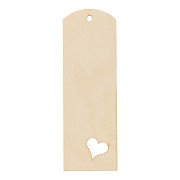 Bookmark with Heart Shape Plywood
