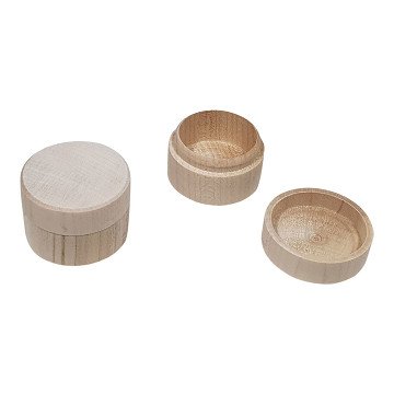 Kiste Rund Buchenholz