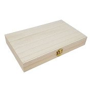 Box Rechteckig mit Deckel Paulownia Holz