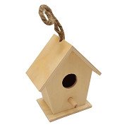 Dekorieren Sie Ihr eigenes Vogelhäuschen aus Holz