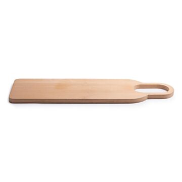 Bamboo serving board with handle, 35.1 cm