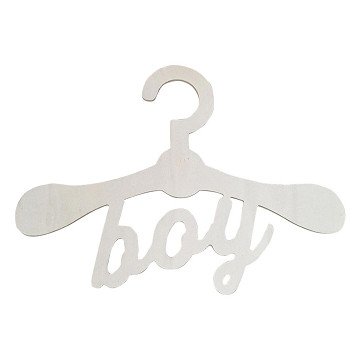 Plywood Wooden Children's Clothes Hanger Boy