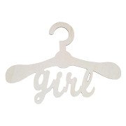 Plywood Wooden Children's Clothes Hanger Girl