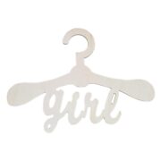 Plywood Wooden Kids Clothes Hanger Girl