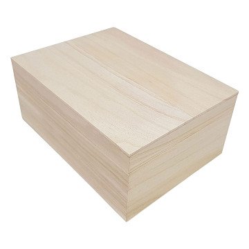 Holzkiste A5 mit Deckel