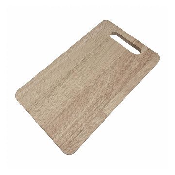 Cutting board rubberwood with handle