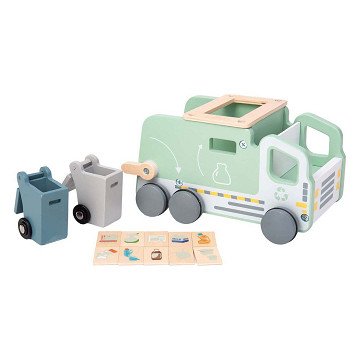 Houten Vuilniswagen Vormenauto