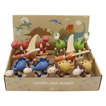 Wooden Dinosaur Puppet