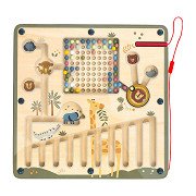 Magnetisches Labyrinth aus Holz – Safari