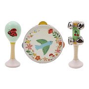 Houten Muziekset Vogel - 3dlg.