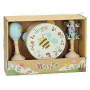 Wooden Bee Music Set - 3-piece