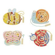 Houten Magneet Labyrint Lente Dier