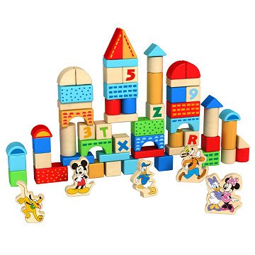 Mickey Blokken Set, 100dlg.