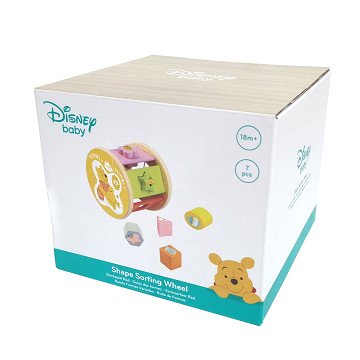 Disney Winnie de Poeh Shape Sorter Wood, 7pcs.