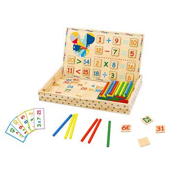 Disney Mickey Mouse Wooden Math Box, 226pcs.