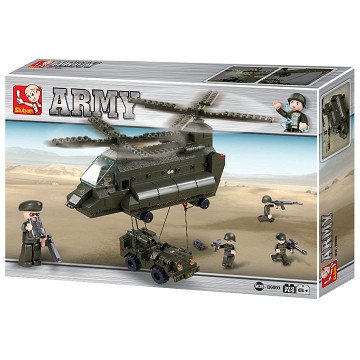 Sluban Chinook + Off-road vehicle