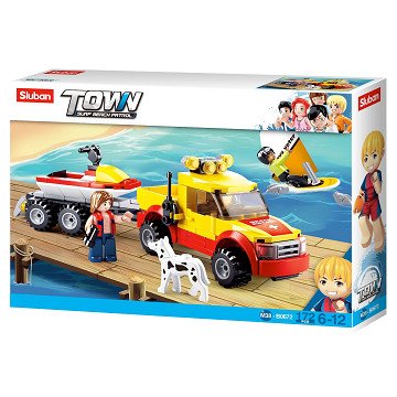 Sluban Beach Rescue - Pick-up met Waterscooter