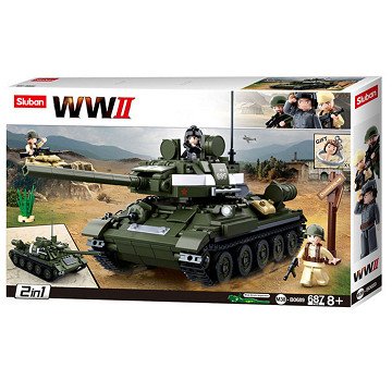 Sluban WWII - T34\84 Allied Tank Destroyer