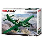 Sluban Kids Army Building Blocks WWII Series Battle Of Kursk Building Toy  Army Fighter Jet and Tank 998 Pc Set