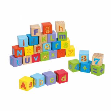Joueco Alphabet Blocks, 30pcs.