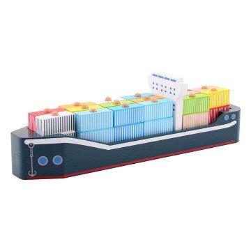 Joueco Houten Containerschip