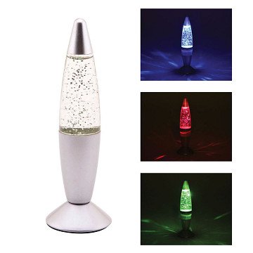 Lava Lamp Glitter with Light