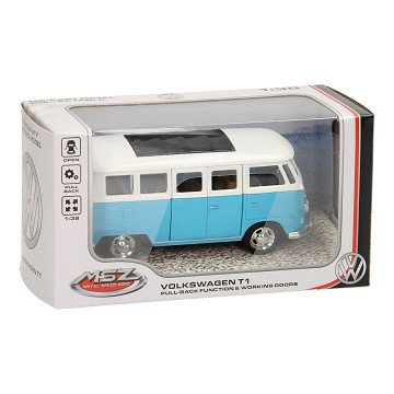 Diecast Pull back Volkswagen Bus T1, 1:38