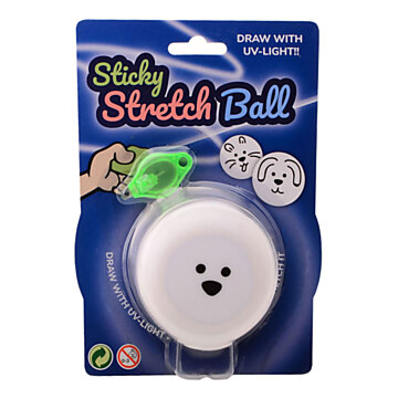 Sticky Stretch Globbles Bal met UV lampje