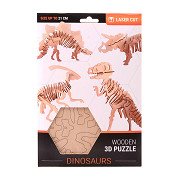 Wooden Construction Kit Dinosaur 3D