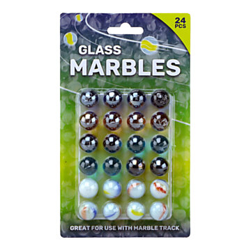Marbles on Card, 24 pcs.