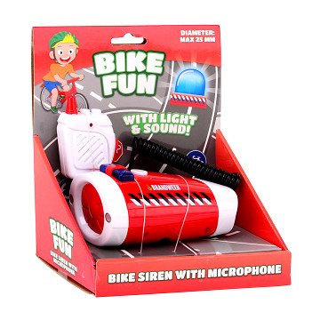 Bike Fun Bicycle Siren Fire Brigade with Microphone
