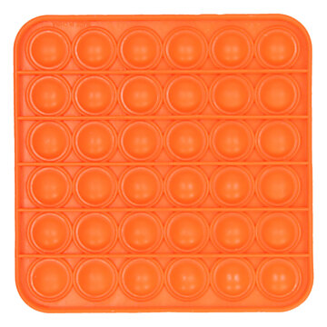 Pop It Fidget Toys Snap & Pop - Vierkant Oranje