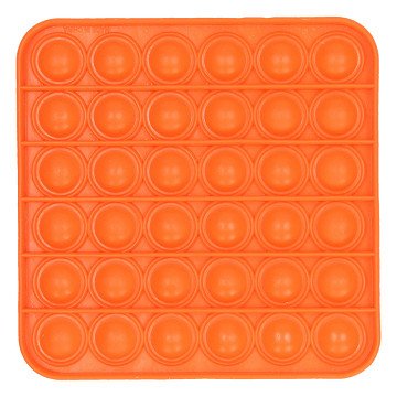 Pop It Fidget Toys Snap & Pop - Square Orange