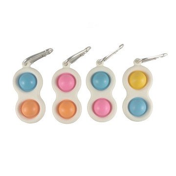 Double-Pop It Simple Dimple Keychain
