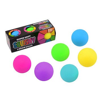 Neon Squeeze Ball, 3pcs.