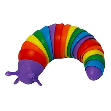 Fidget Regenbogenschnecke groß