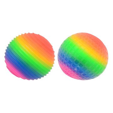 Jumbo -Neon-Regenbogenball-Squishy