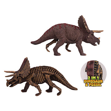 Animal World Tweezijdige Dino - Triceratops
