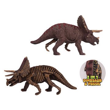 Animal World Two-Sided Dino - Triceratops