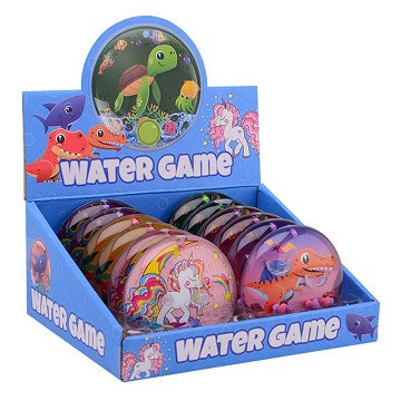Water game Round Animals, 12 pieces in Display