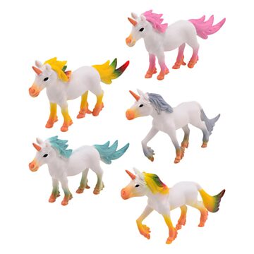 Unicorn Play Figures, 5 pcs.