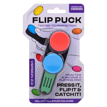 Pop-Puck Flip & Catch Skill Game