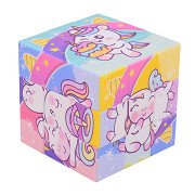Einhorn-Puzzlewürfel